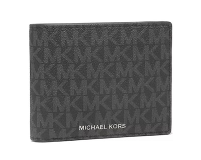 Foto 1 | Cartera Con Tarjetero Michael Kors Cooper Logo 36u9lcrf6b Negra