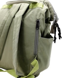 Foto 3 | Mochila Exterior Textil Color Verde Para Mujer De Rbbasics