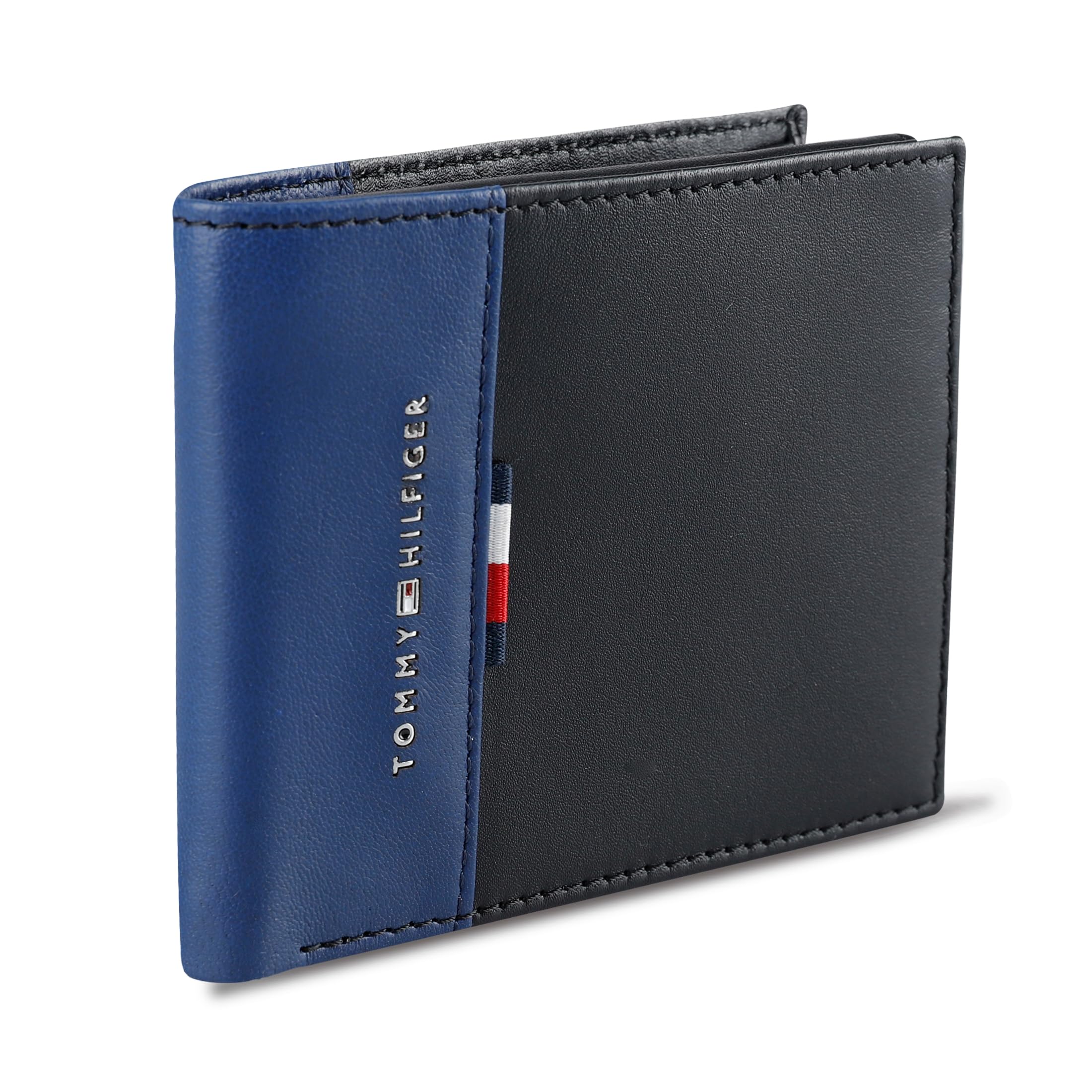 Foto 3 pulgar | Funda Rfid Bicolor Wallet Tommy Hilfiger Para Hombre - Venta Internacional.