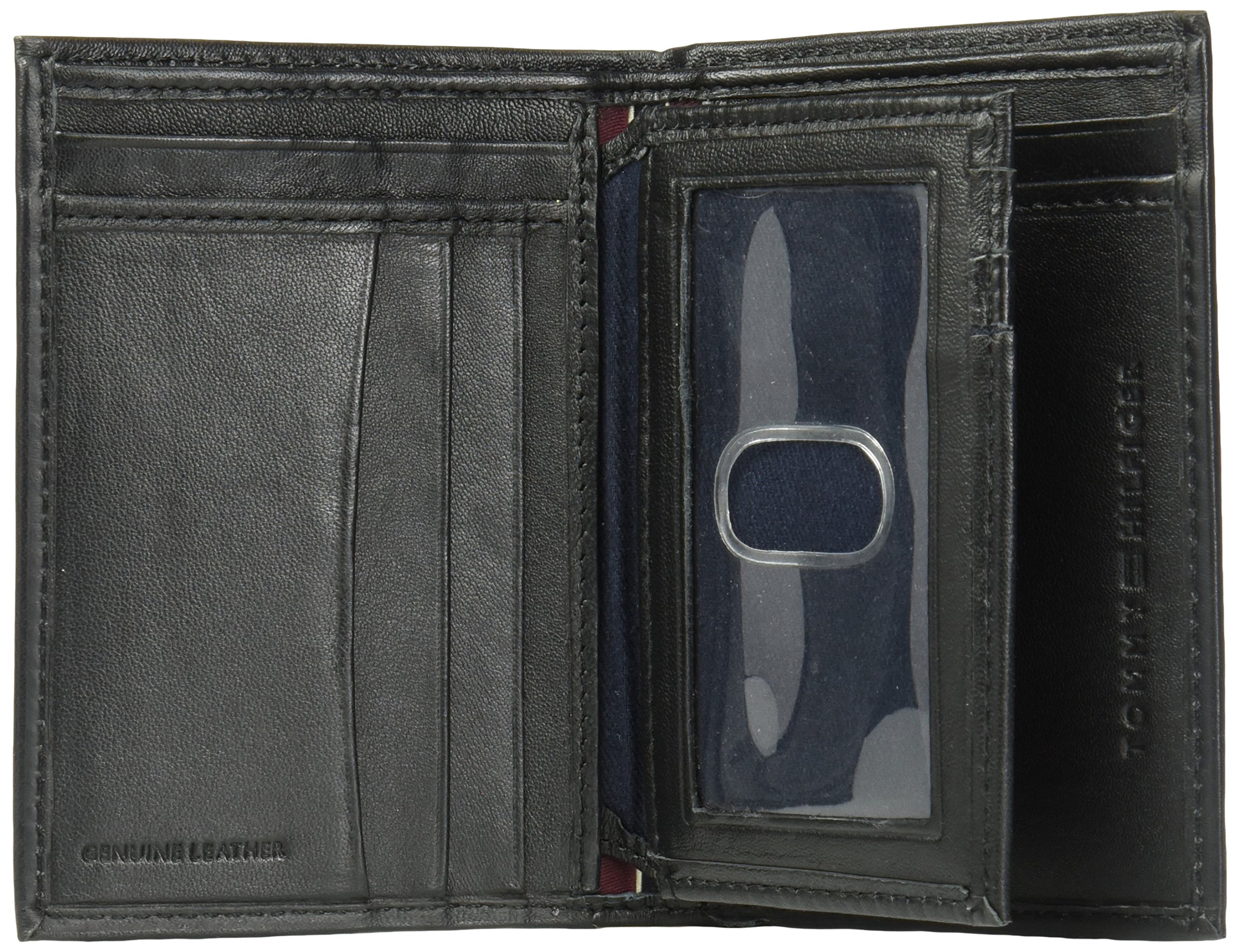 Foto 5 | Billetera Tommy Hilfiger Con Tres Pliegues, Elegante Y Delgada, Para Hombre, Color Negro - Venta Internacional.