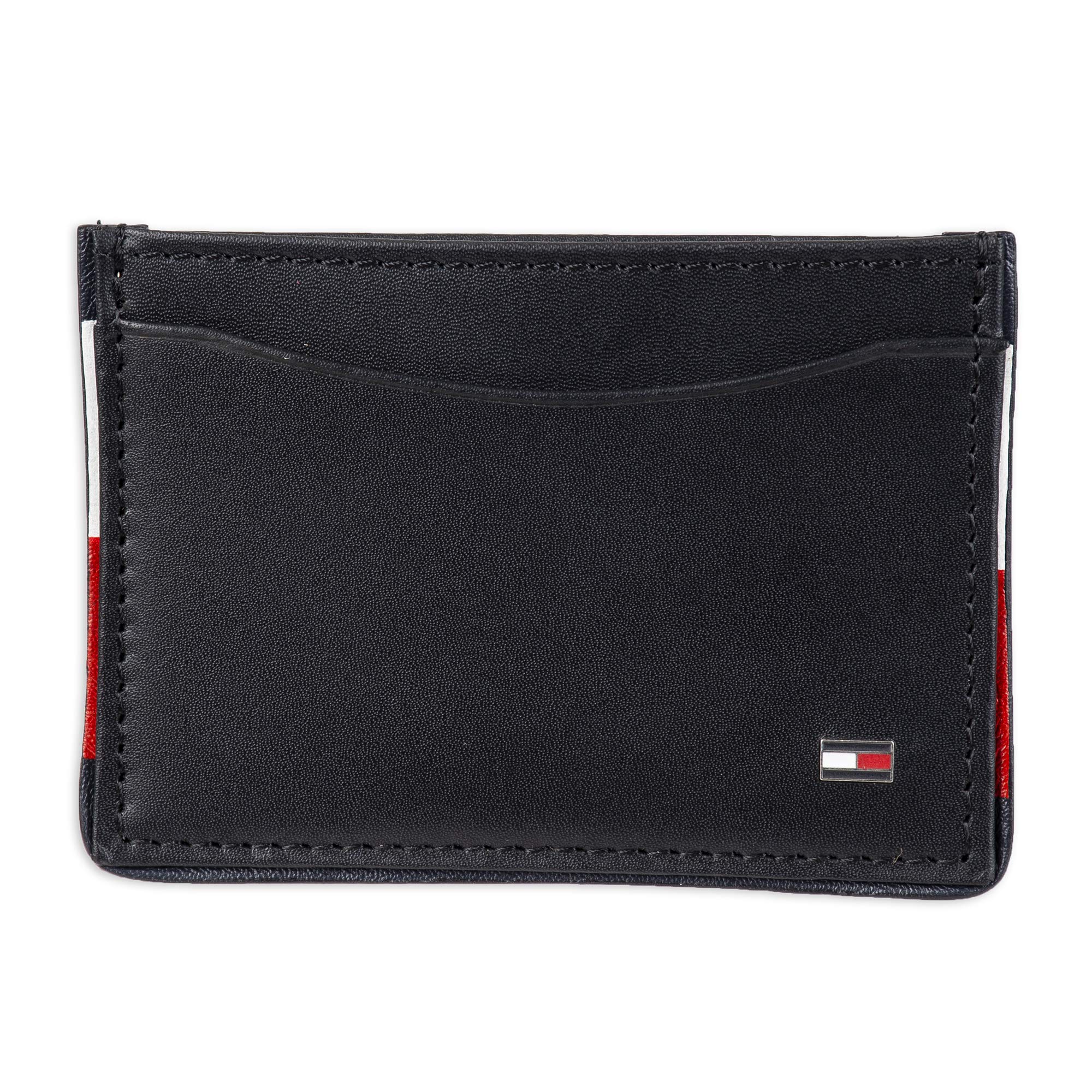 Tarjetero Tipo Cartera Tommy Hilfiger Piper Para Hombre, Color Negro - Venta Internacional.