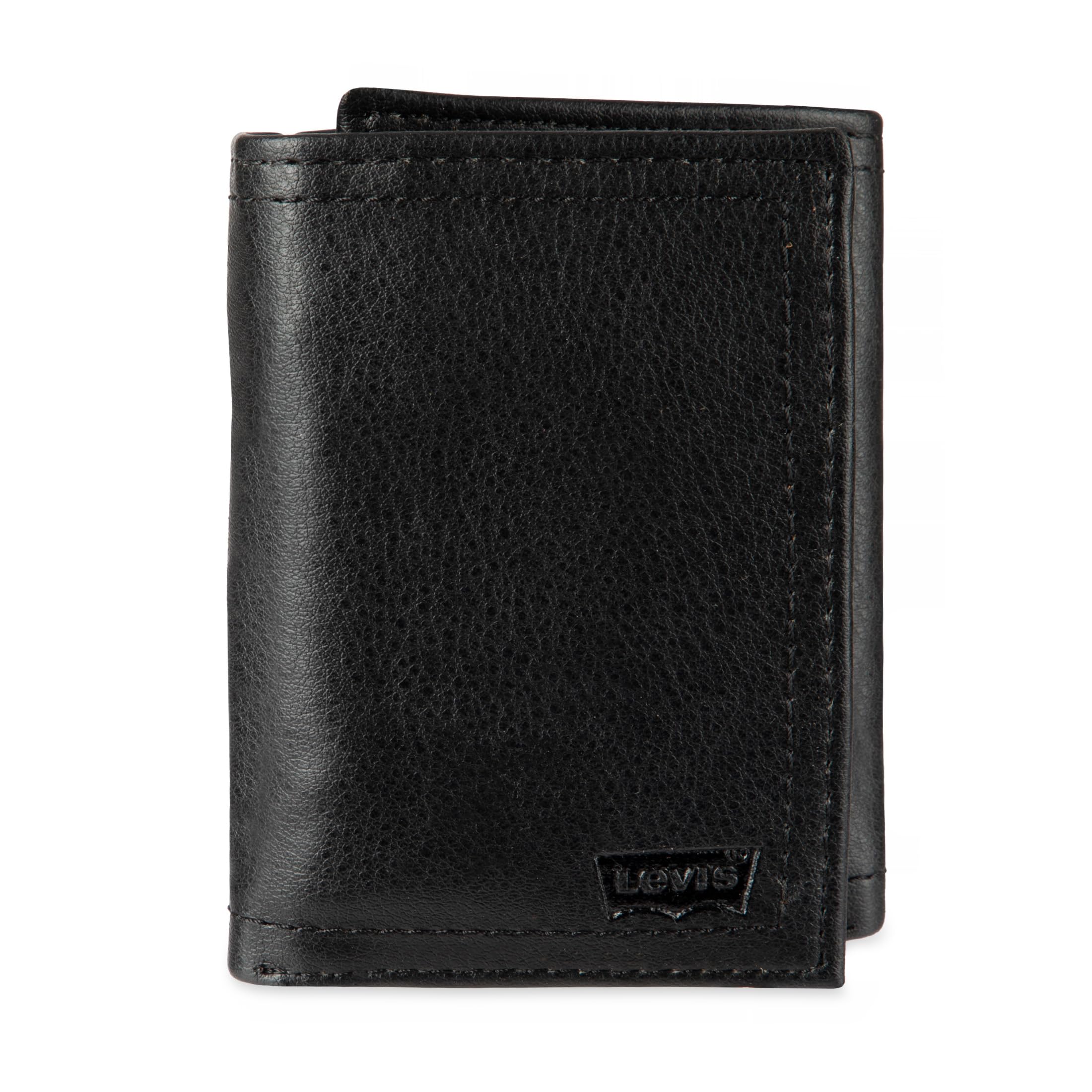 Foto 2 pulgar | Cartera Triple Levi's Sleek And Slim Para Hombre, Negra - Venta Internacional.