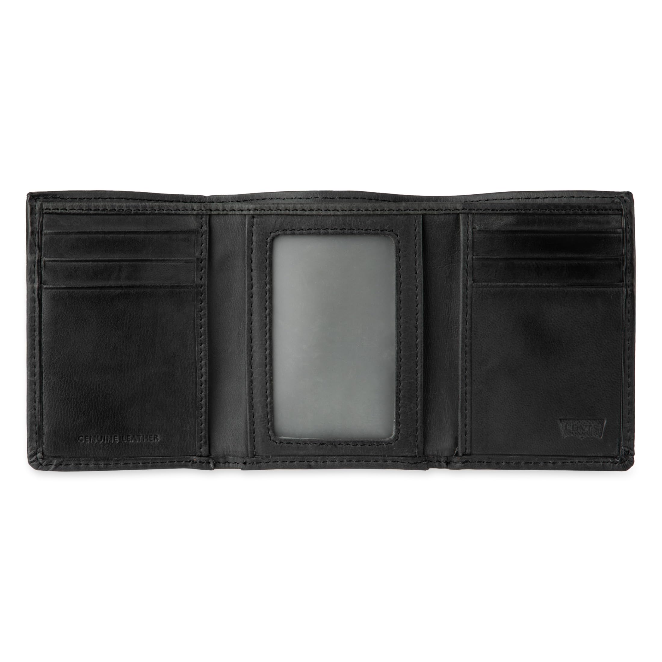 Foto 5 pulgar | Billetera Levi's Trifold Para Hombre Con Ventana De Identificación Y Tarjetero - Venta Internacional.