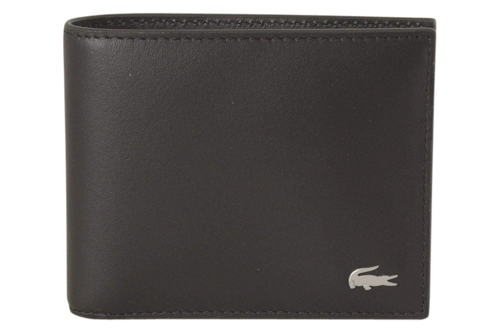 Foto 2 pulgar | Billetera Lacoste Fitzgerald Para Hombre, Pequeña, Color Marrón Oscuro - Venta Internacional.