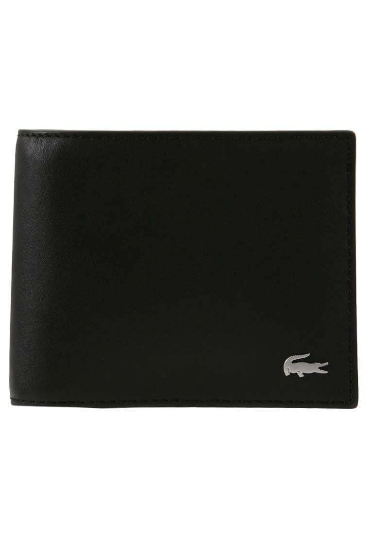 Foto 6 pulgar | Billetera Lacoste Fitzgerald Pequeña De Piel Negra Para Hombre - Venta Internacional.