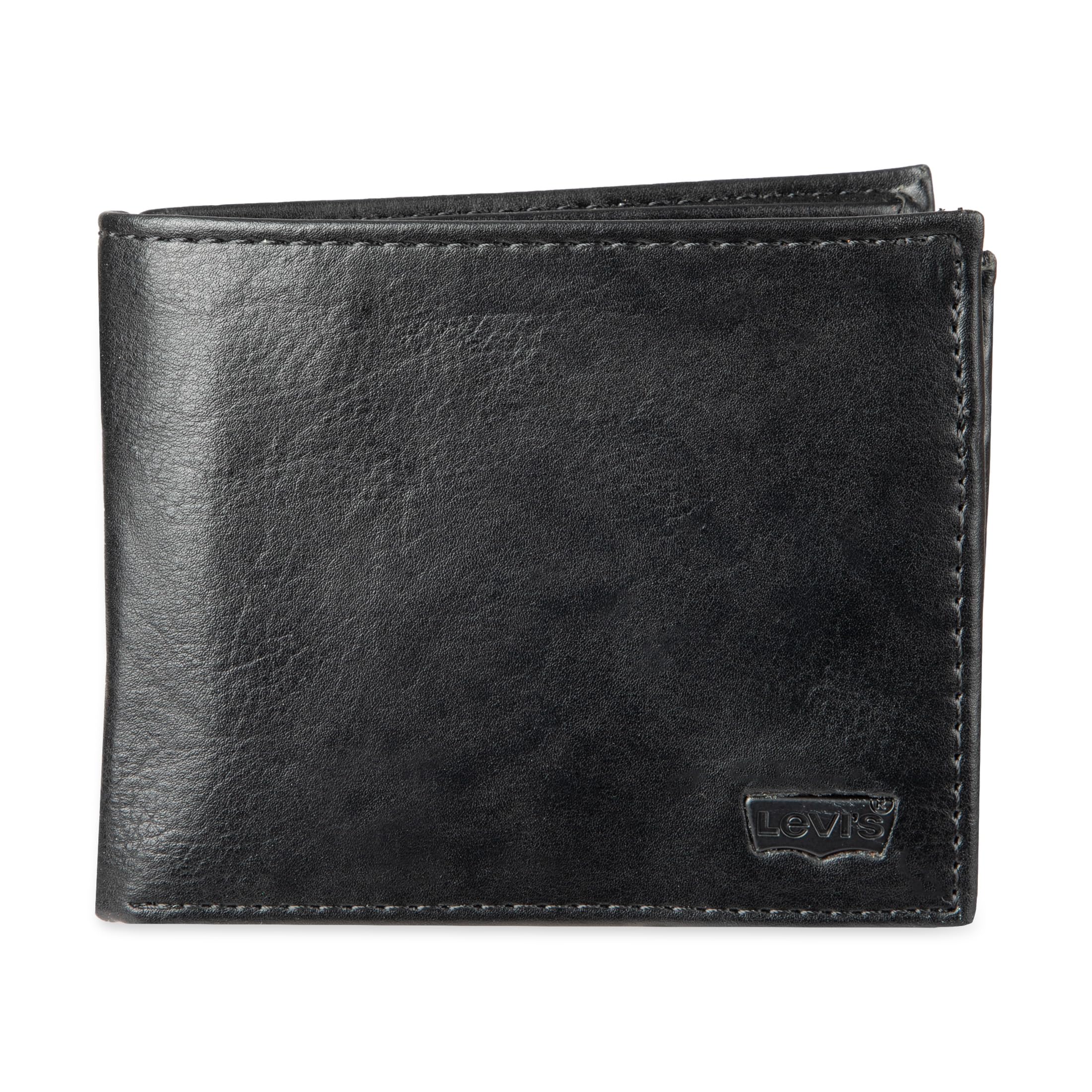 Foto 2 pulgar | Cartera Levi's Extra Capacity Slimfold Para Hombre, Color Negro Antracita - Venta Internacional.