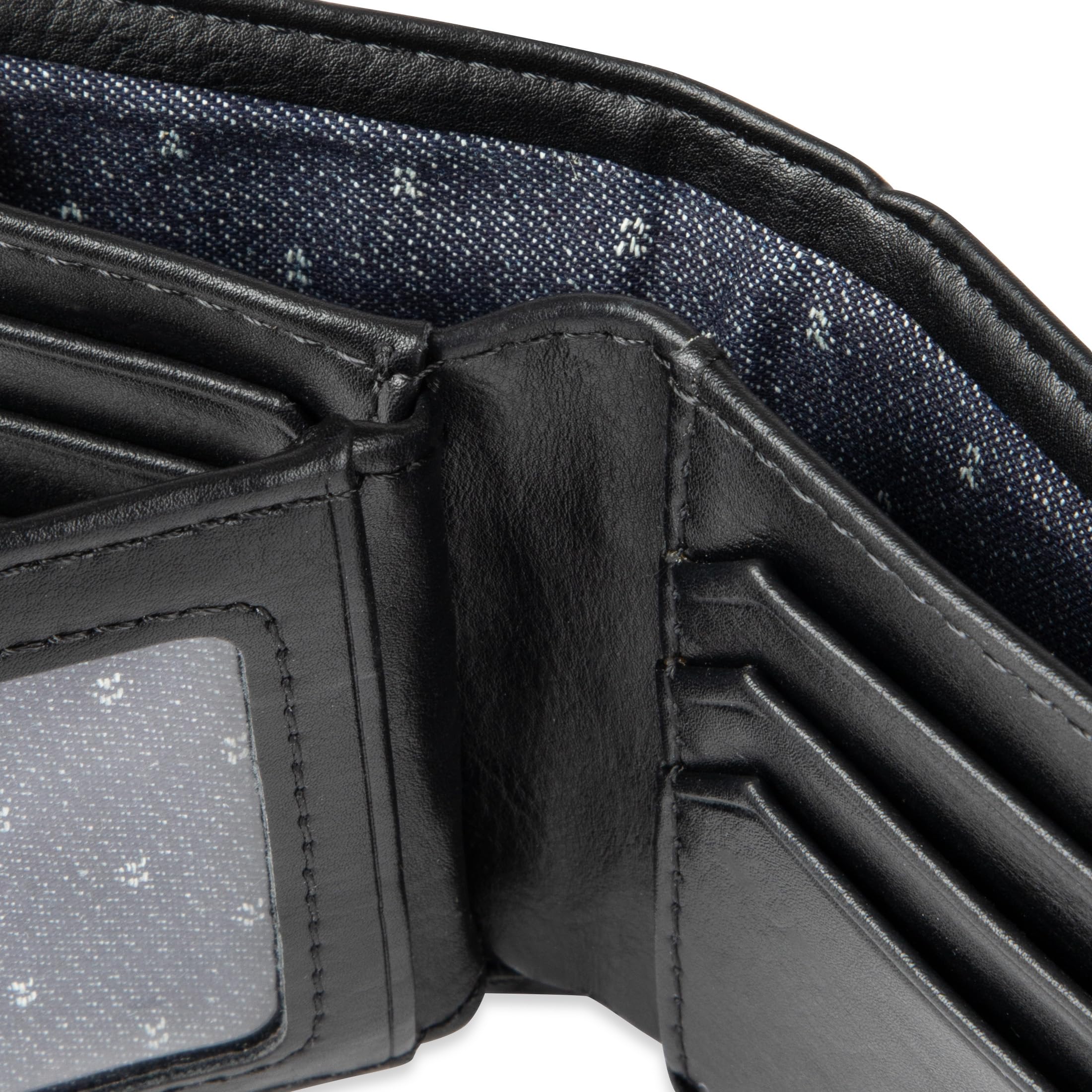 Foto 7 pulgar | Cartera Levi's Extra Capacity Slimfold Para Hombre, Color Negro Antracita - Venta Internacional.