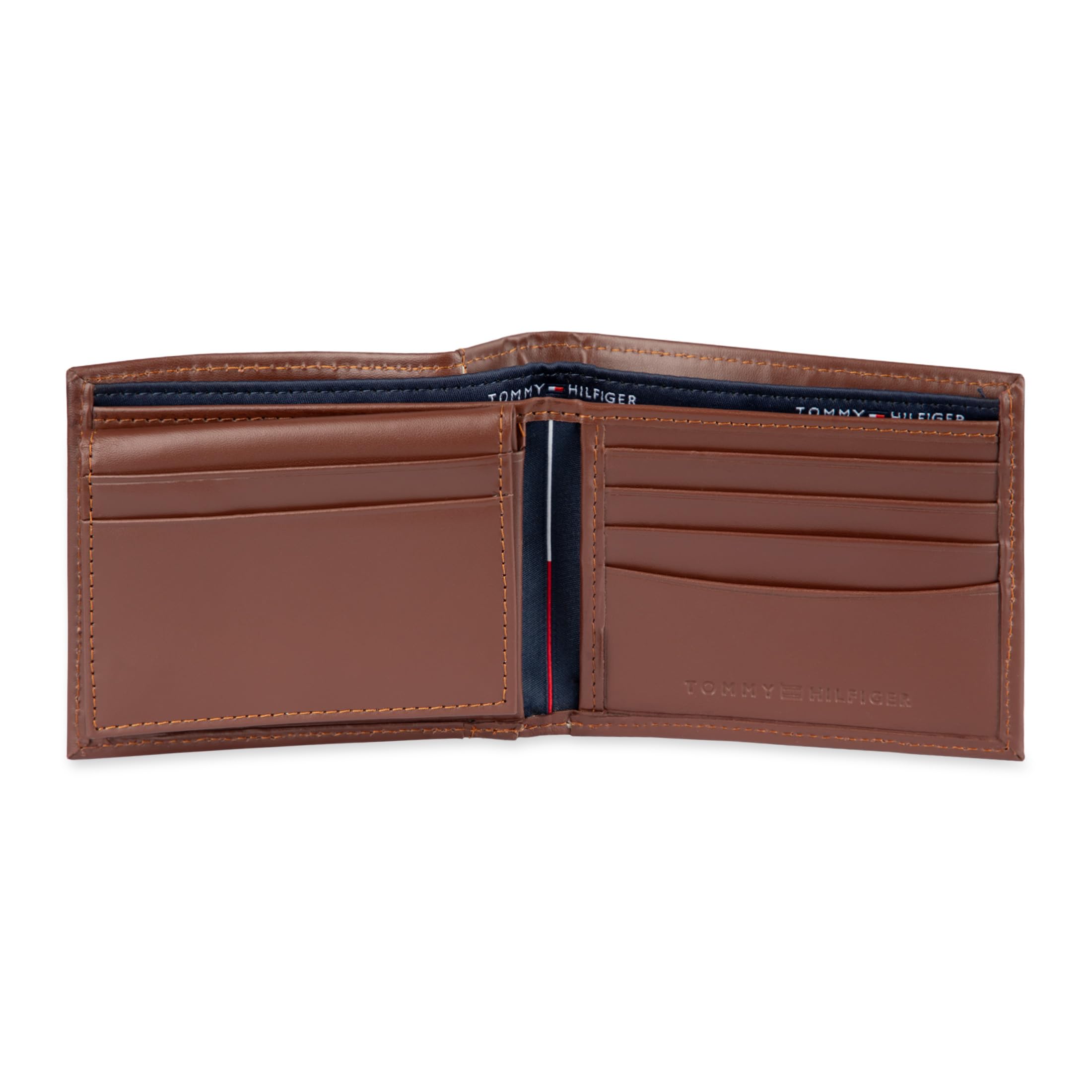 Foto 2 | Cartera Tommy Hilfiger de Piel Plegable con 6 Bolsillos para Tarjetas - Venta Internacional