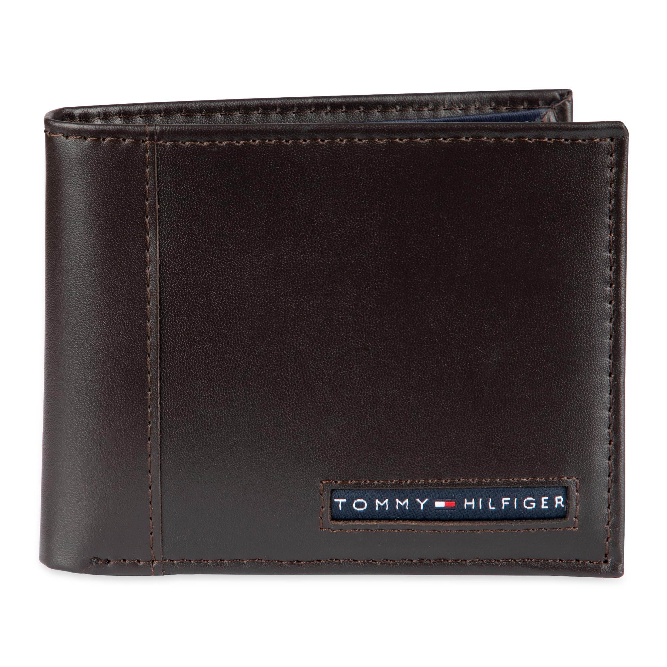 Foto 2 pulgar | Cartera Tommy Hilfiger Plegable de Cuero Marrón para Hombre - Venta Internacional
