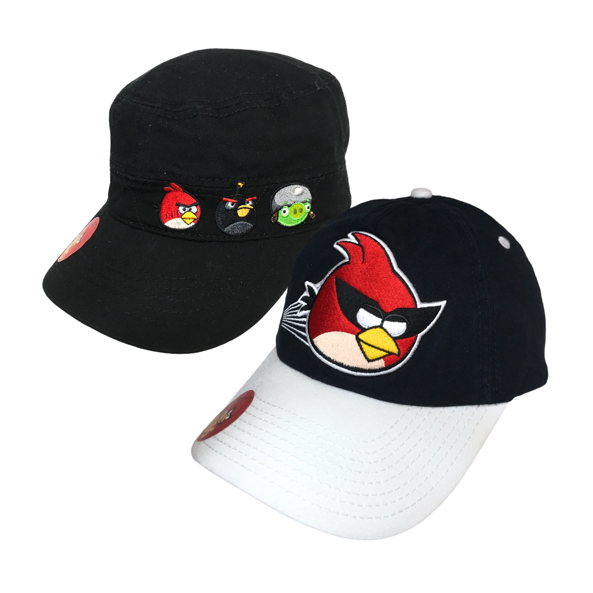 Foto 2 pulgar | Kit 2 Piezas Gorra Infantil Angry Birds Color Negro