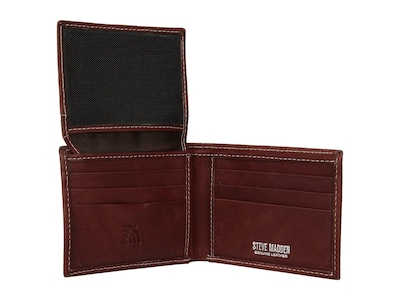 Foto 5 | Cartera Steve Madden De Piel Para Hombre Con Capacidad Extra, Color Marrón - Venta Internacional.