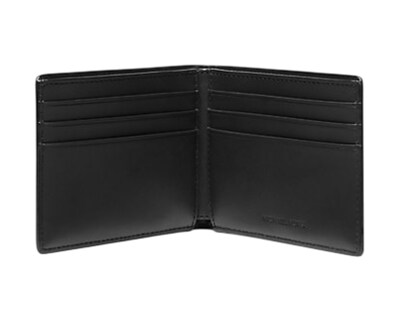 Foto 3 | Cartera Michael Kors Logo Wallet And Key Chain Gift Set Black 36t4lgff1b Negra