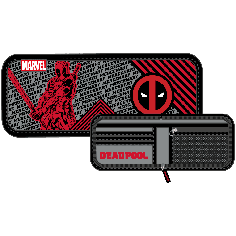 Foto 2 pulgar | Cartera Marvel Deadpool Dp301B Gris