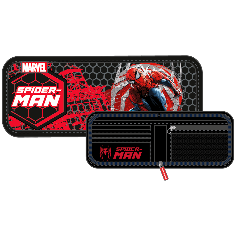 Foto 2 pulgar | Cartera Marvel Spider-Man Negra