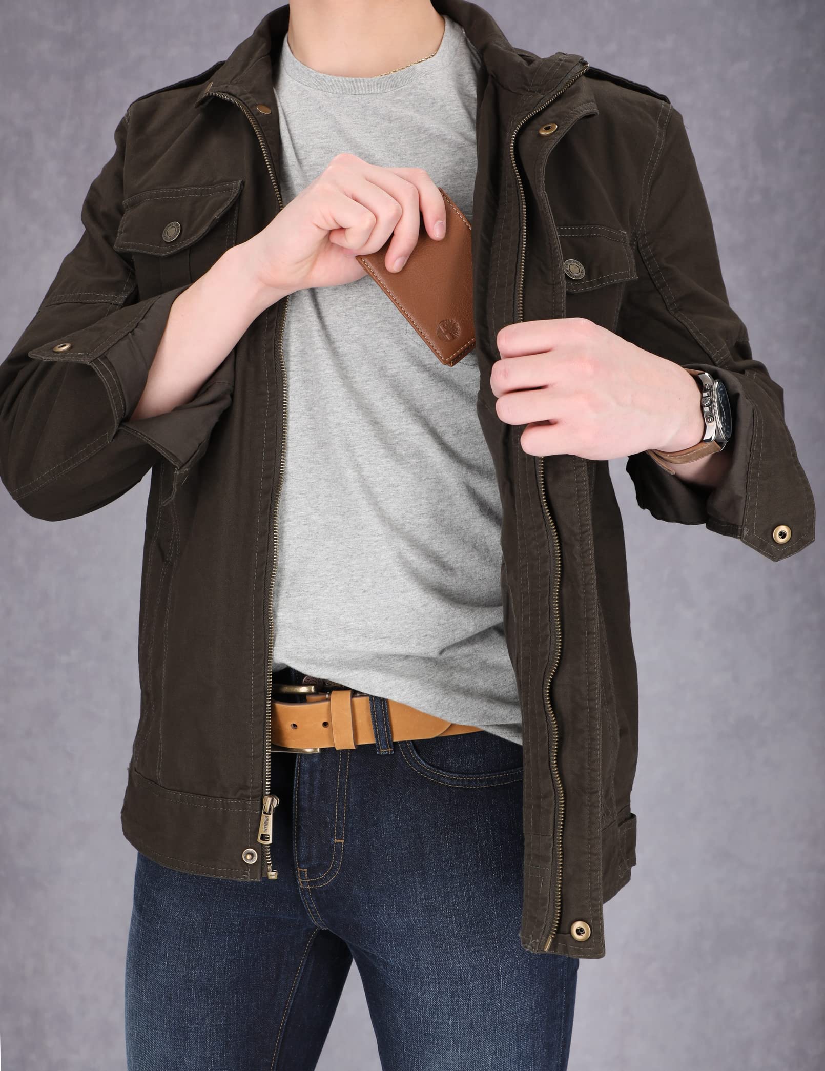 Foto 3 pulgar | Cartera Timberland Blix Slimfold De Piel Para Hombre, Color Canela - Venta Internacional.