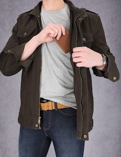 Foto 2 | Cartera Timberland Blix Slimfold De Piel Para Hombre, Color Canela - Venta Internacional.