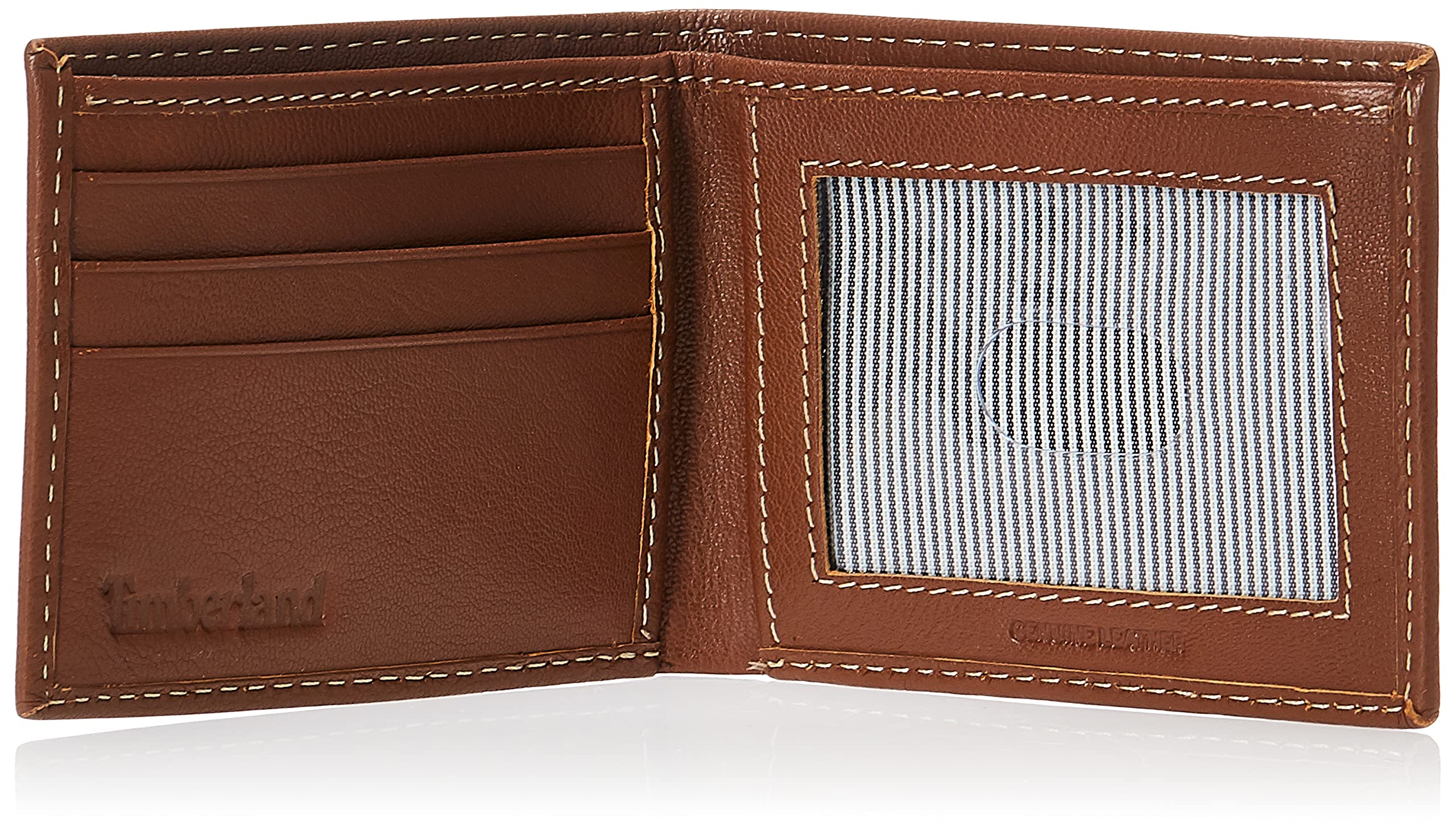 Foto 6 pulgar | Cartera Timberland Blix Slimfold De Piel Para Hombre, Color Canela - Venta Internacional.