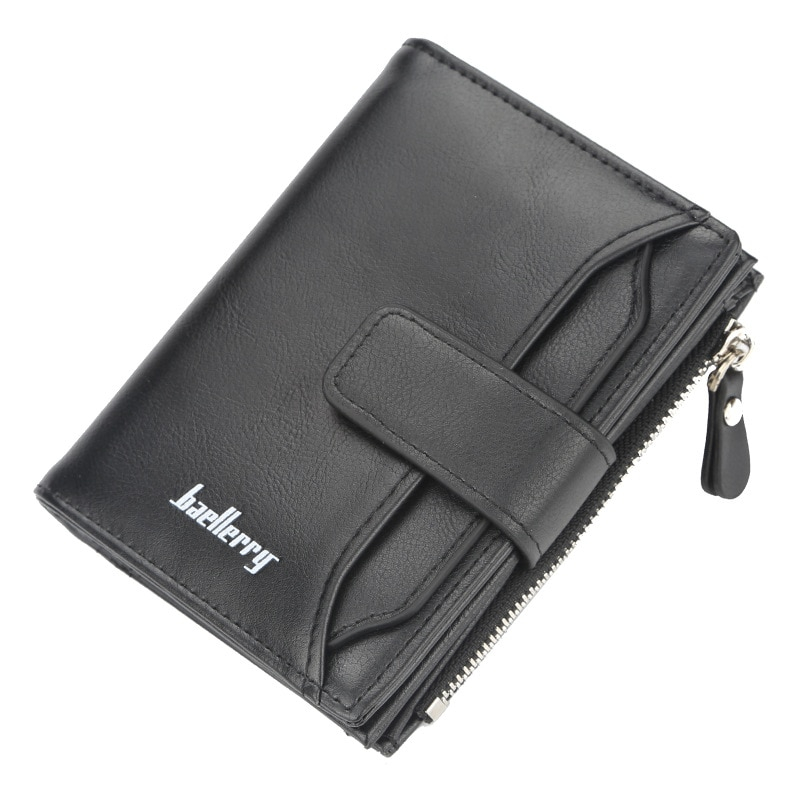 Billetera Baellerry Fashion De Cuero Con Cremallera Corta Para Hombre - Venta Internacional.