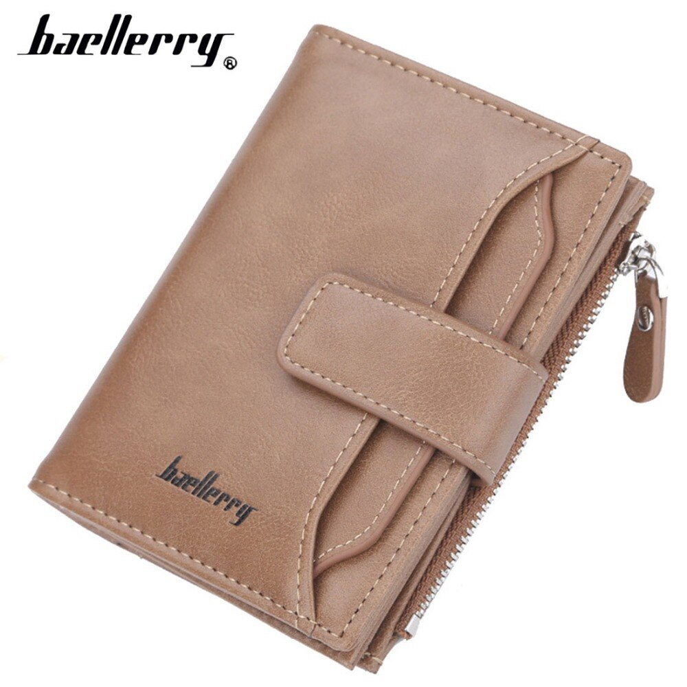 Foto 3 pulgar | Billetera Baellerry Fashion De Cuero Con Cremallera Corta Para Hombre - Venta Internacional.