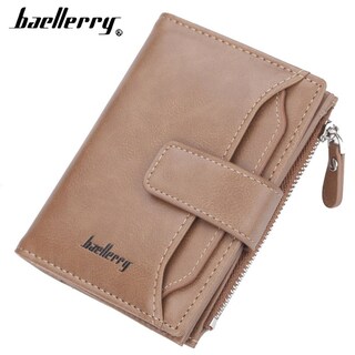 Foto 2 | Billetera Baellerry Fashion De Cuero Con Cremallera Corta Para Hombre - Venta Internacional.