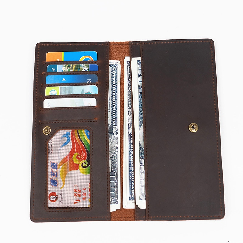Foto 6 pulgar | Cartera Simline De Piel Auténtica Para Hombre Hecha A Mano Clásica - Venta Internacional.