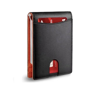 Foto 1 | Cartera de Cuero Rfid 7x 10 x 1 cm para Hombre - Venta Internacional