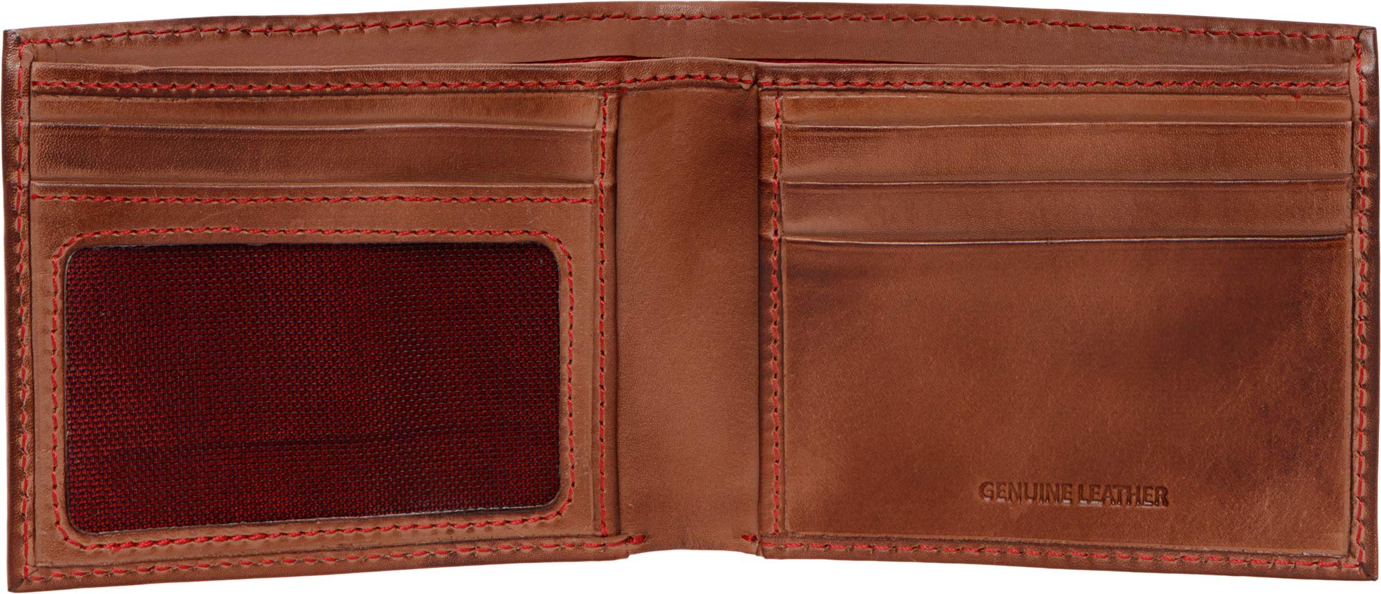 Foto 5 pulgar | Wallet Rawlings Bordado En Piel Curtida Con Puntadas De Béisbol - Venta Internacional.