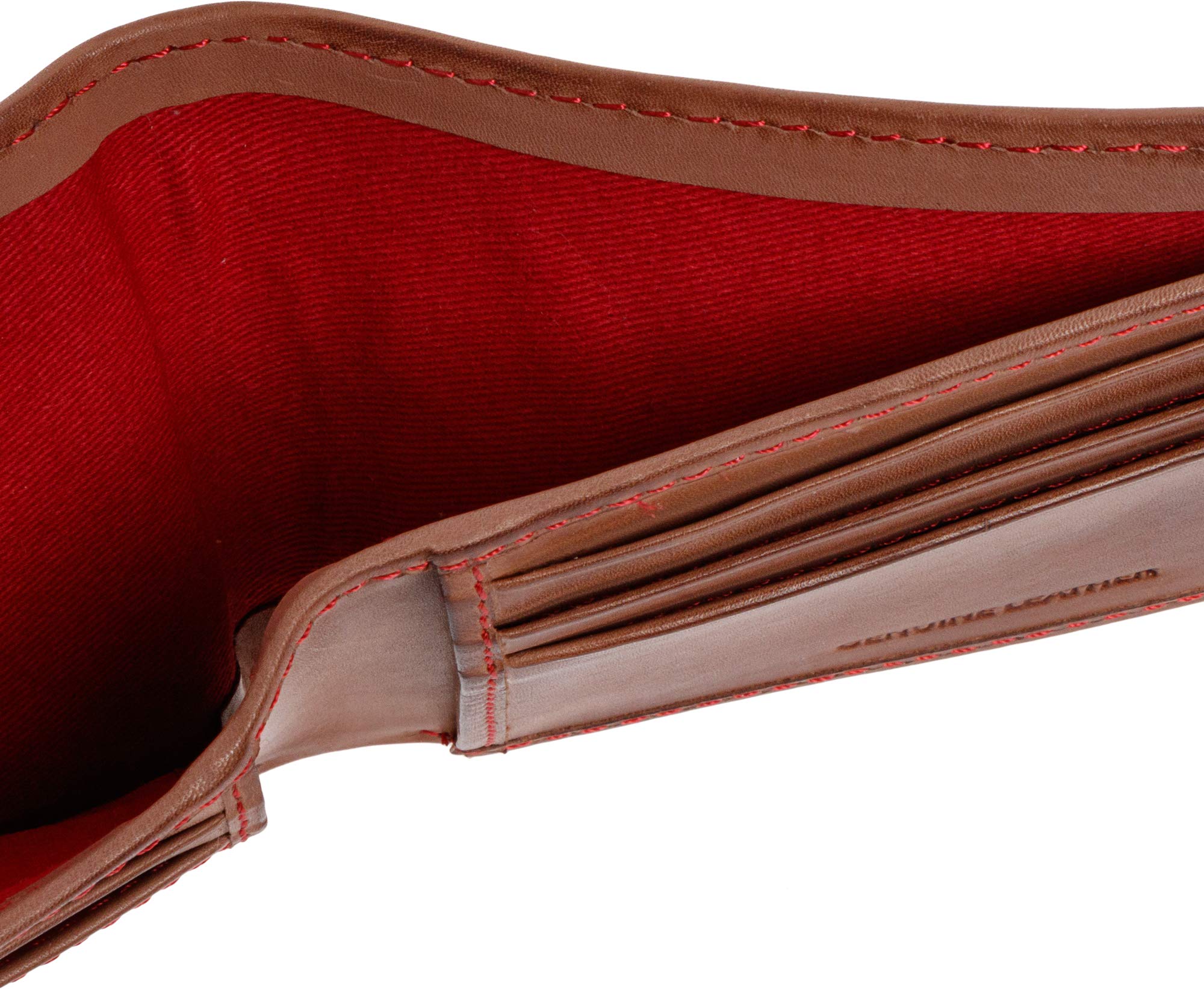 Foto 6 pulgar | Wallet Rawlings Bordado En Piel Curtida Con Puntadas De Béisbol - Venta Internacional.