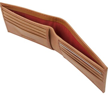 Foto 3 | Cartera Plegable Rawlings Con Puntadas De Béisbol Para Hombre, Color Canela - Venta Internacional.