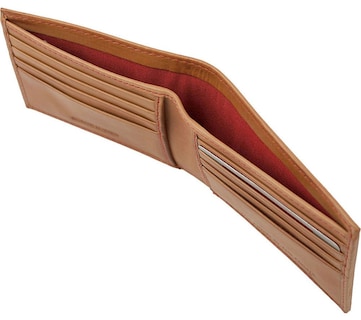 Foto 4 | Cartera Plegable Rawlings Con Puntadas De Béisbol Para Hombre, Color Canela - Venta Internacional.