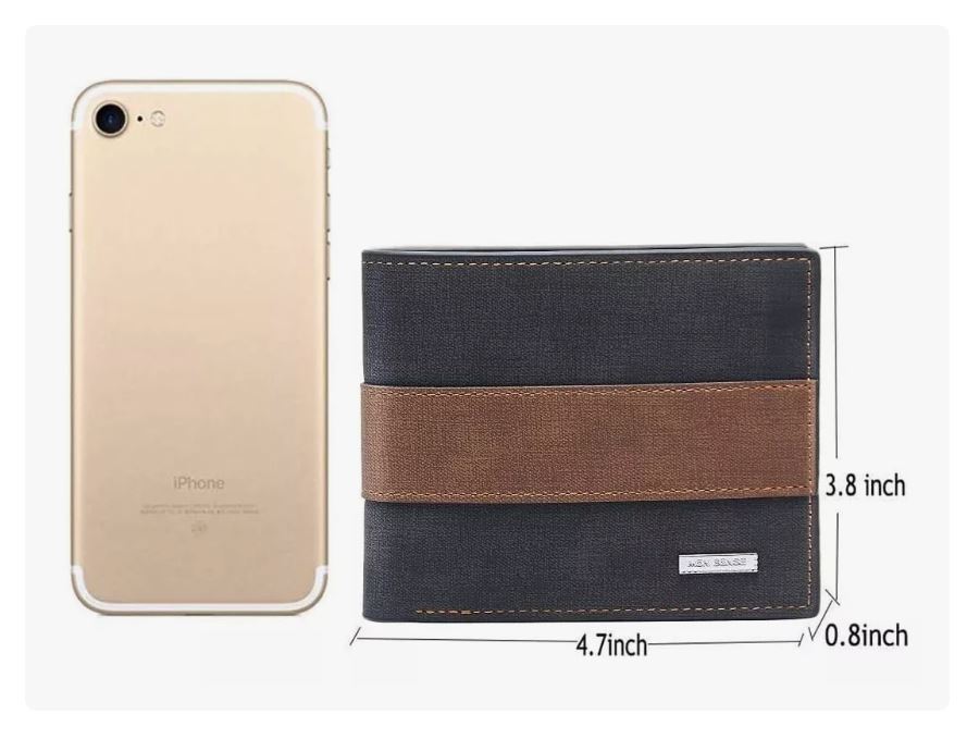 Foto 2 | Cartera Xtellar Negra Billetera De Cuero Con Múltiples Tarjetas Para Hombre