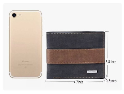Foto 2 | Cartera Xtellar Negra Billetera De Cuero Con Múltiples Tarjetas Para Hombre