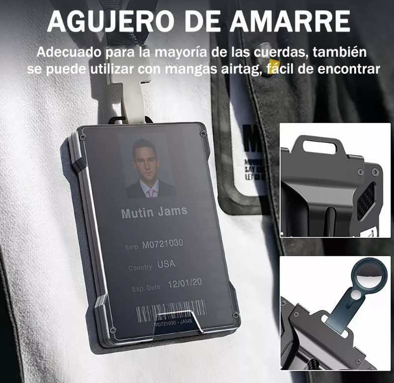 Foto 3 | Cartera Xtellar Rfid Hombre Tarjetero Color Negro