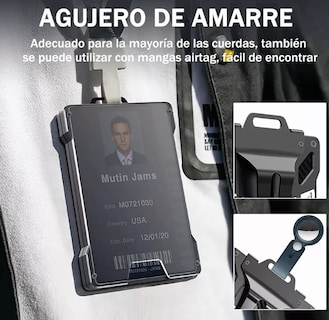 Foto 3 | Cartera Xtellar Rfid Hombre Tarjetero Color Negro