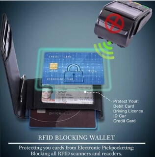 Foto 4 | Cartera Xtellar Minimalista De Hombre Con Protección Rfid Color Negro