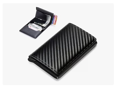 Foto 3 | Cartera Emergente Con Bloqueo Rfid Para Hombre (negro) Xtellar