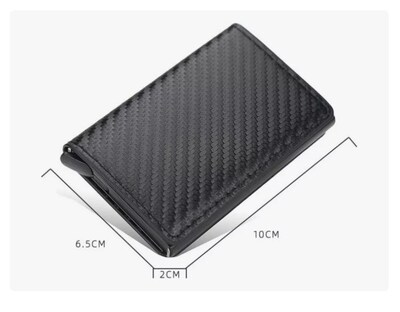 Foto 4 | Cartera Emergente Con Bloqueo Rfid Para Hombre (negro) Xtellar