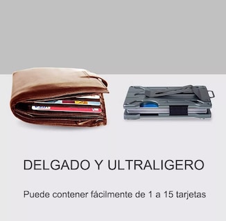Foto 2 | Cartera Rfid Tarjetero Xtellar Color Plateado
