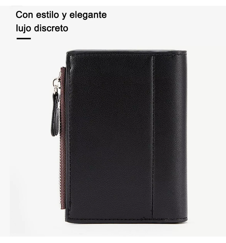 Foto 2 | Carteras Xtellar Hombre Con Tarjetero, Monedero Caballero De Cuero
