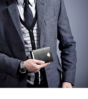 Foto 2 | Cartera Hombre Rfid Minimalista Con Espacio Para Billetes