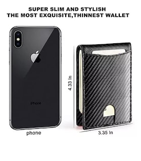 Foto 4 | Cartera Hombre Rfid Minimalista Con Espacio Para Billetes