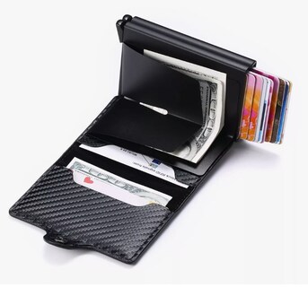 Foto 4 | Cartera De Hombre Xtellar Con Tarjetero De Aluminio Protección Rfid