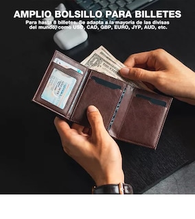 Foto 3 | Billetera Tarjetero De Aluminio Con Cartera Protección Rfid