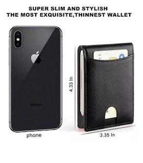 Foto 4 | Cartera Minimalista Para Hombre Con Ranura Para Billetes