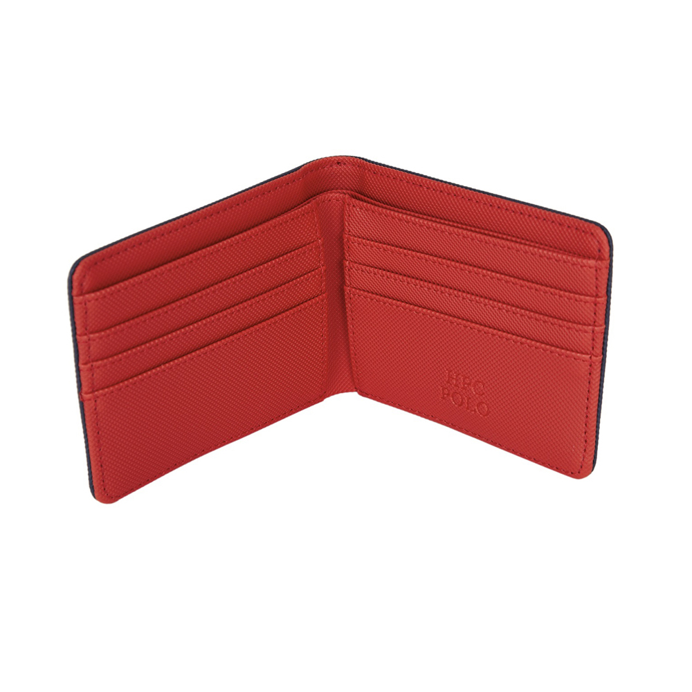 Foto 4 pulgar | Cartera Hpc Polo Color Rojo