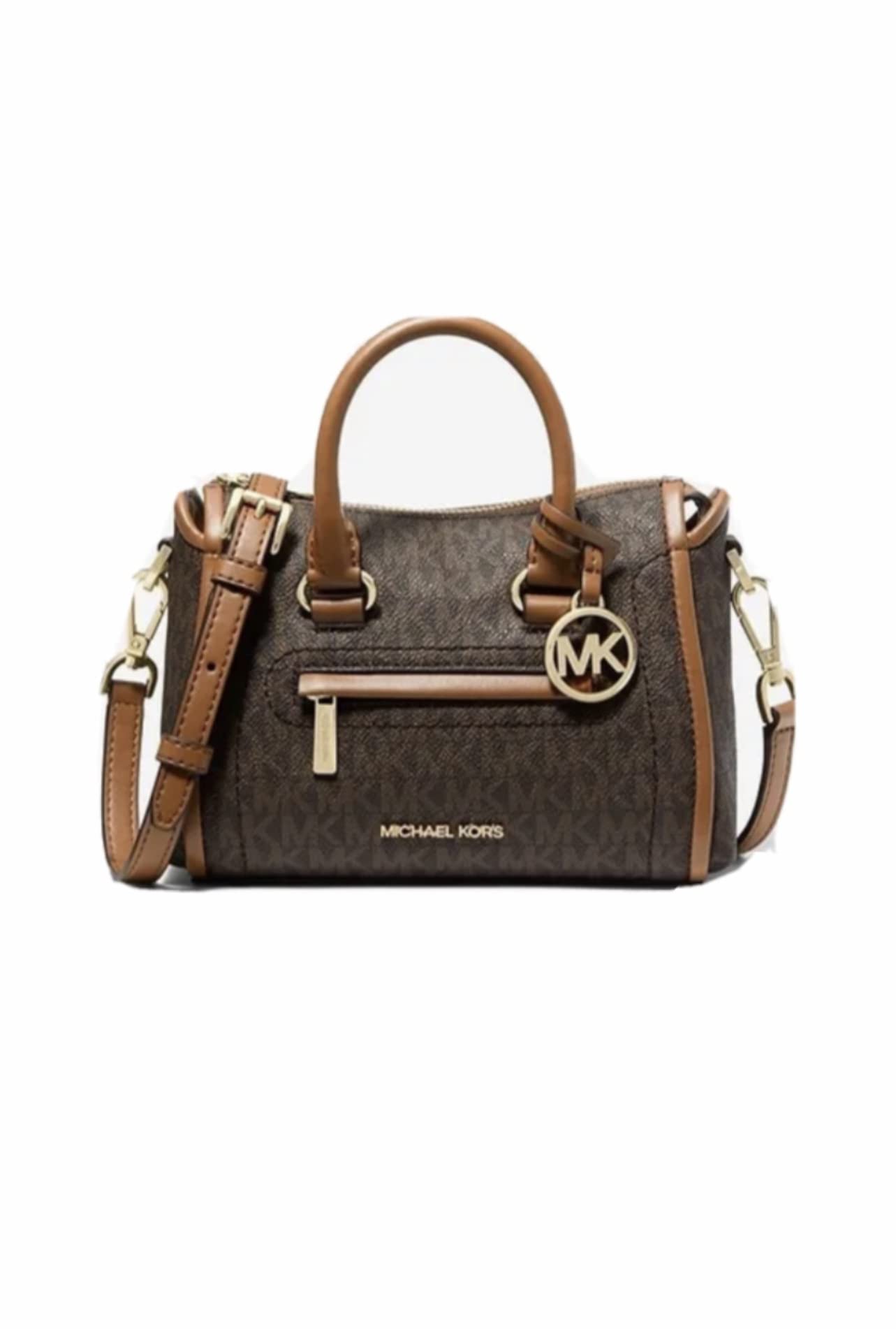 Foto 1 | Bolso Tipo Cartera Michael Kors Carine De Piel Marrón Bellota - Venta Internacional.