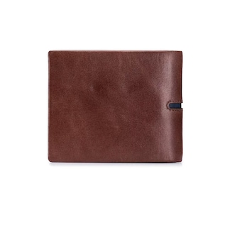 Foto 2 | Cartera Plegable De Piel Genuina Lab.g Gran Capacidad Para Hombre Marron
