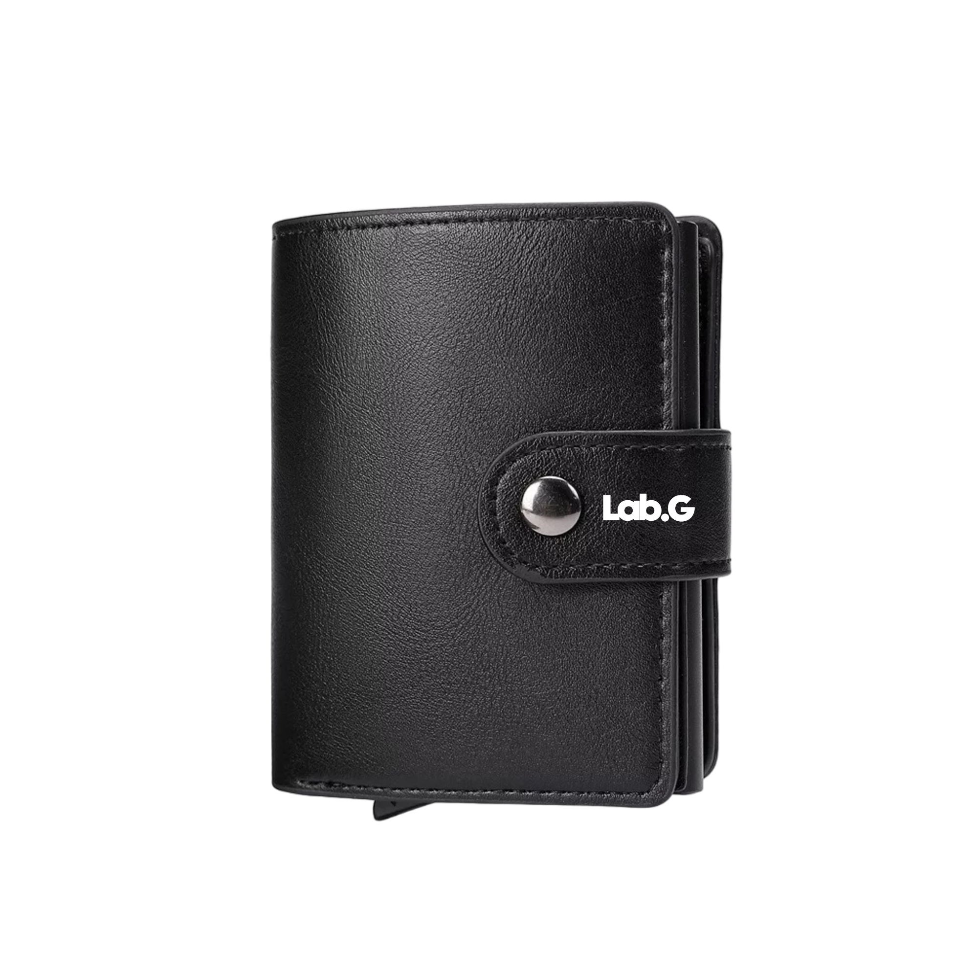 Cartera De Hombre Lab.g Con Tarjetero De Aluminio Protección Rfid Negro