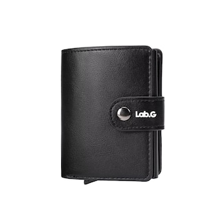 Foto 1 | Cartera De Hombre Lab.g Con Tarjetero De Aluminio Protección Rfid Negro