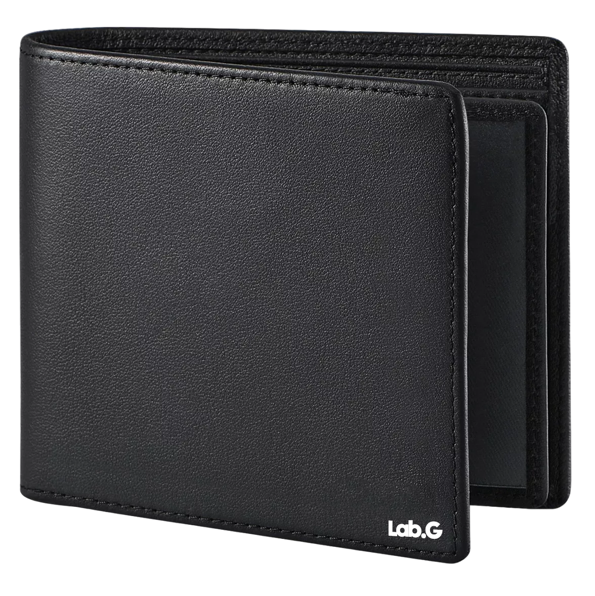 Cartera Para Hombre Lab.g Billetera Genuina Monederos Negro